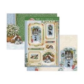 Hunkydory Crafts Santa Paws Luxury Topper Set- Festive Friends SANTAPAWS901