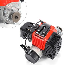 49CC 2-Stroke Engine Motor, Single Cylinder Pull Start For Pocket Mini Bike Gas Scooter ATV,Mini Choppers Pocket Bikes