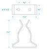 Seachoice Spring Clamps, Pack of 2, Polished Stainless Steel, 5/8-1.25