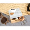 INNSPIRO Solid Pine Square Box 8.5 x 8.5 x 5