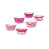 qiqee Valentine Cupcake Liners 300PCS Muffin Liners 6 Designs Birthday