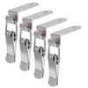 Lexziuo 4PCS 90 Degree Latch Stainless Steel Spring Loaded Toggle