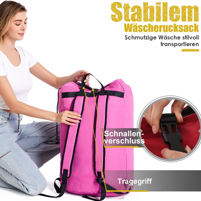 Laundry Bag Travel Dirty Laundry XXL 115 Litres Laundry Bag