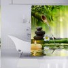 Aitsite 2020 Shower Curtain with Hooks Waterproof Shape-Retaining Bath Curtain
