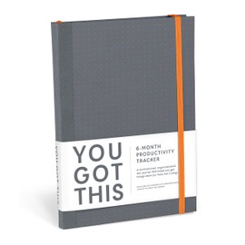 Knock Knock You Got This Journal - 6-Month Productivity Tracker Dot-Grid Journal
