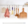 1Pcs Net Curtain Rods Extendable,30-50cm Extendable Hanging Bar,Tension Cupboard Rods,