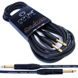 Nordell Pro Guitar Lead/Cable: 20ft/6m Electric/Electro-Acoustic/Bass