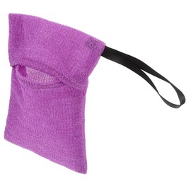 OHPHCALL Soap Travel Case Bath Bag Shampoo Soap Thicken Nylon Scrubber Purple Soap Bar Holder