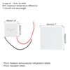 sourcing map TEC1-12703 Semiconductor Refrigeration Tablets 15.8V 3A 28W Heatsink