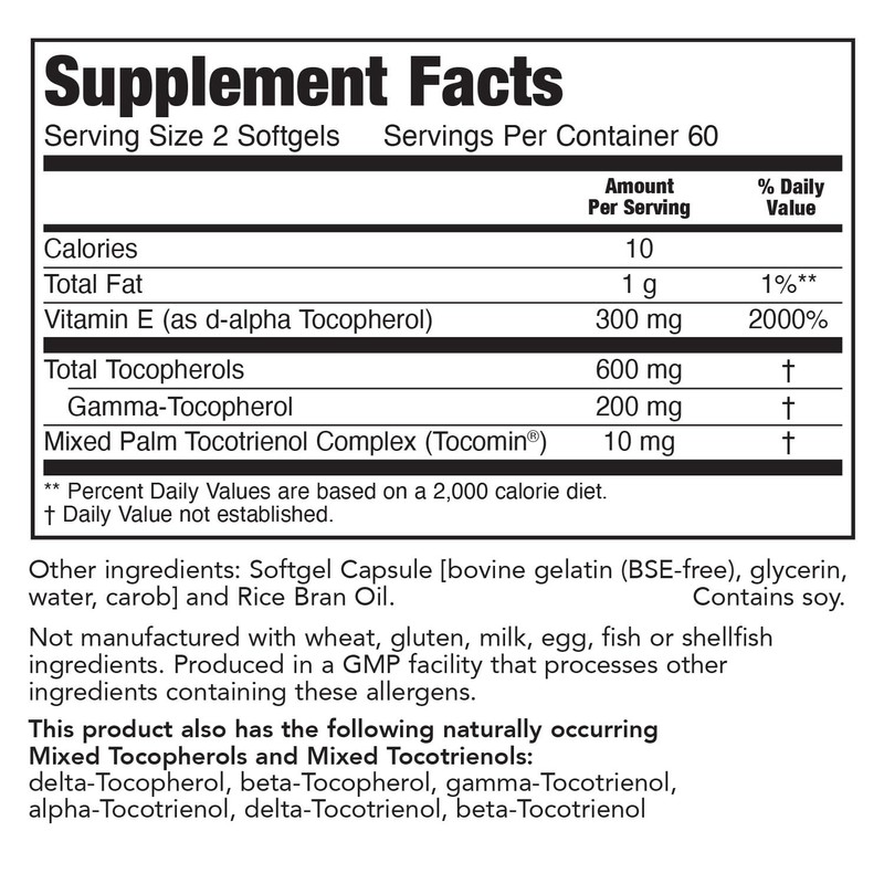 PureFormulas Vitamin E Complex - 120 Softgels