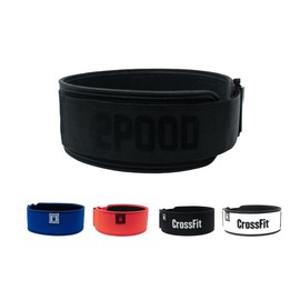 2POOD 4" Weightlifting Belt | CrossFit® Weightlifting Belt | 4-inch Wide and Built for Support, Flexibility, and The Ability to Cross Train Easily