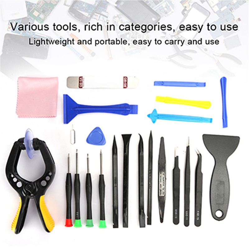 23Pcs/set Mobile Phone Disassembly Tool Screen Splitter Screwdriver Cruccross Pentagon