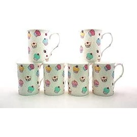 heritage fine Bone China Fairy Cupcake Mugs