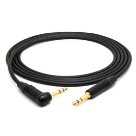 enoaudio Mogami 2534 Quad Studio Reference Cable Balanced | Neutrik 6.3mm TRS – TRS-l Angled | HiFi - 0.5 m