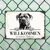 siviwonder Dog Sign Welcome Home Cane Corso No.3 Dog Sign