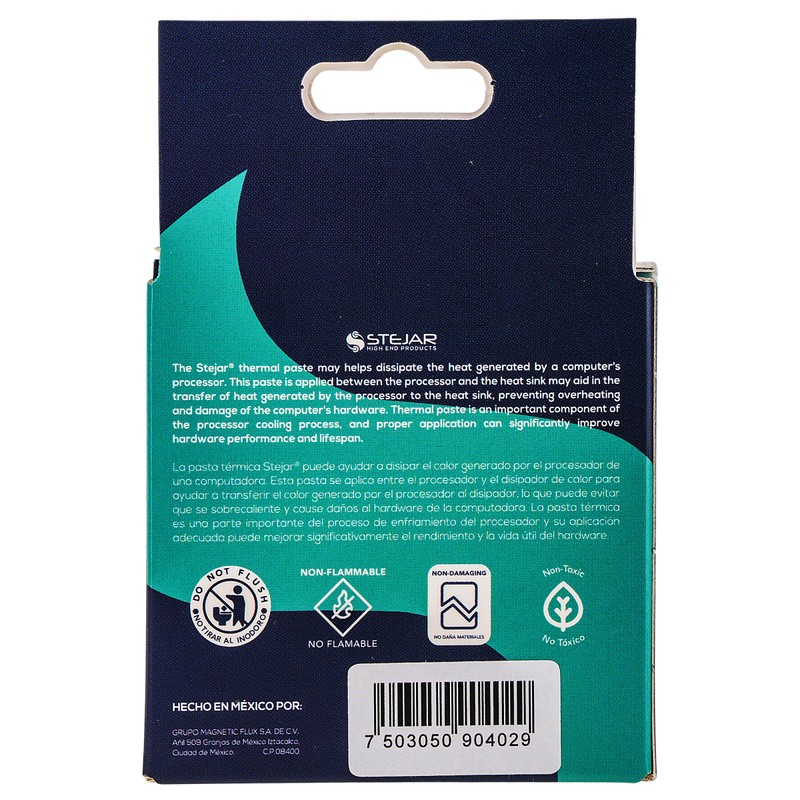Stejar Pasta Térmica Stejar 50 gr LPP-Extreme Alta Calidad (Compatible