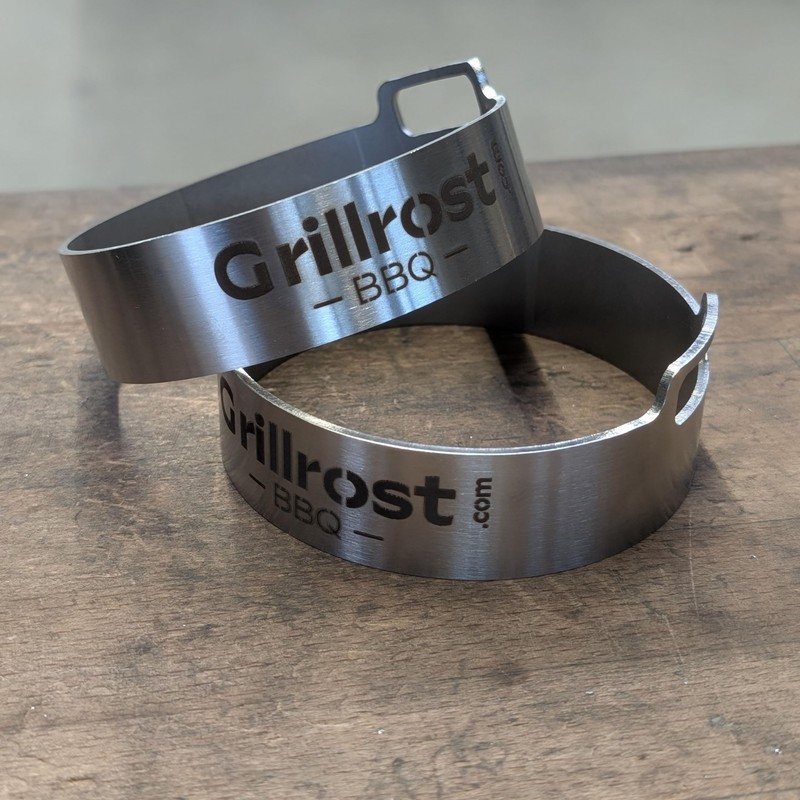 Grillrost.com Das Original Burger Rings Made of Solid Stainless Steel