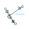 PATIKIL 3 Way Swivel 28lbs, 25 Pack Cross Line T