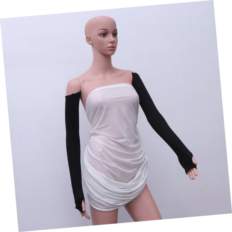 CHILDWEET Ultraviolet-Resistant Gloves Winter Cycling Sun Protection Long Fingerless Sun-Resistant