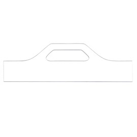 Sourcing Map 11" x 3.5" Charcuterie Board Template - Woodworking Router Template - Clear Acrylic Handle - DIY Gift Idea