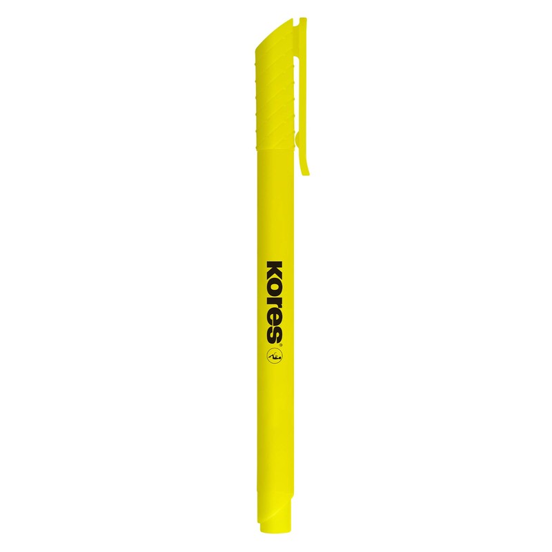 Kores - Fine Yellow Fluorescent Highlighter Pens - High Liner,