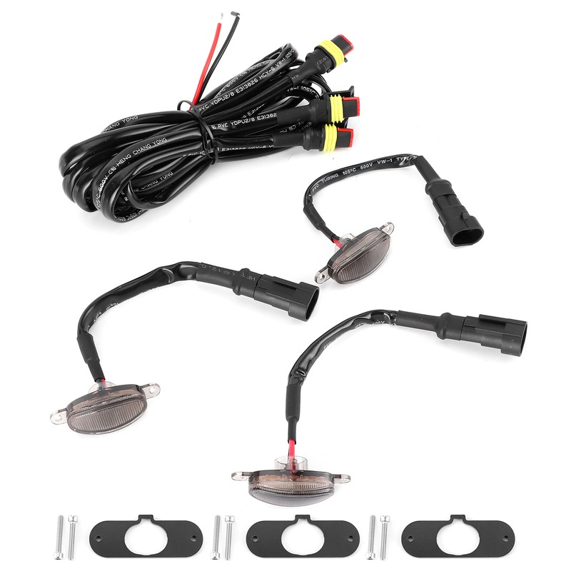 LED Front Grille Running Light Smog Warning Lamp Fit for