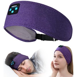Voerou Auriculares para dormir Con diadema Bluetooth – Auriculares ajustables para dormir, Regalos tecnológicos para Hombres y Mujeres que duermen de lado, Siesta en la oficina, viajes, meditación