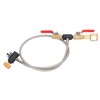 CGA320 G1/2 Cylinder Refill Adapter Dual Valve CO2 Tank Adapter