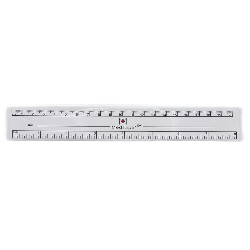 MedTape: Self-Adhesive Wound Measurement Ruler 8 Inches (Roll of 125)