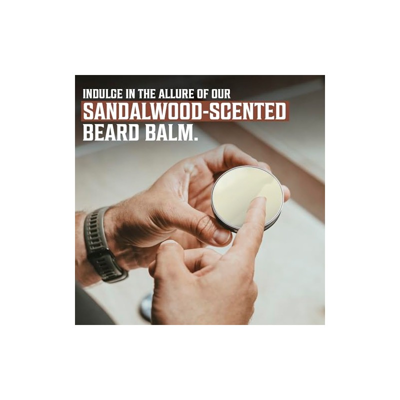 VIKING REVOLUTION Bálsamo para Barba con Sándalo - 100% Natural