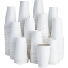 210 Pack 16 oz Disposable White Coffee Cups Hot/Cold Beverage