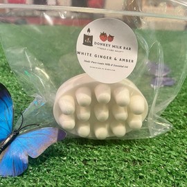 Pure Donkey Milk Massage Body Bar Hydrating Organic Silicone Free - Scent: Sunflower, Specification: Large