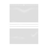 100 x Clear Zippered Bags with White Stripes - Food