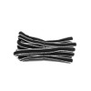 FootGalaxy Oval Laces For Boots And Shoes, 45, Black with