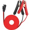 HuaLiSiJi SAE Connector to Battery Clips SAE Alligator Clips 14AWG