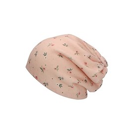 Sterntaler Girls' Slouch Beanie Flower Hat, pink