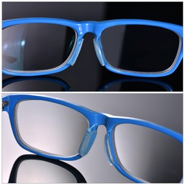 Mtlee 18 Pairs Eyeglasses Nose Pads Glasses Adhesive Silicone Anti-Slip Nosepads for Eyeglass Glasses Sunglasses(Transparent,1.5mm)