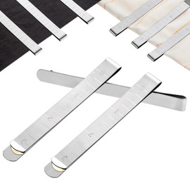 20 PCS Sewing Clips Stainless Steel Hemming Clips, Sewing Clips for Fabric and Quilting, Metal Fabric Clips with Measurements for Pinning and Marking Accessories