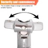 ZIMISI 3PCS Universal Joint Socket Set, 1/4", 3/8", 1/2" Drive