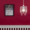 Chandelier Design Ceiling Pendant Light Shade with Clear Acrylic Jewel