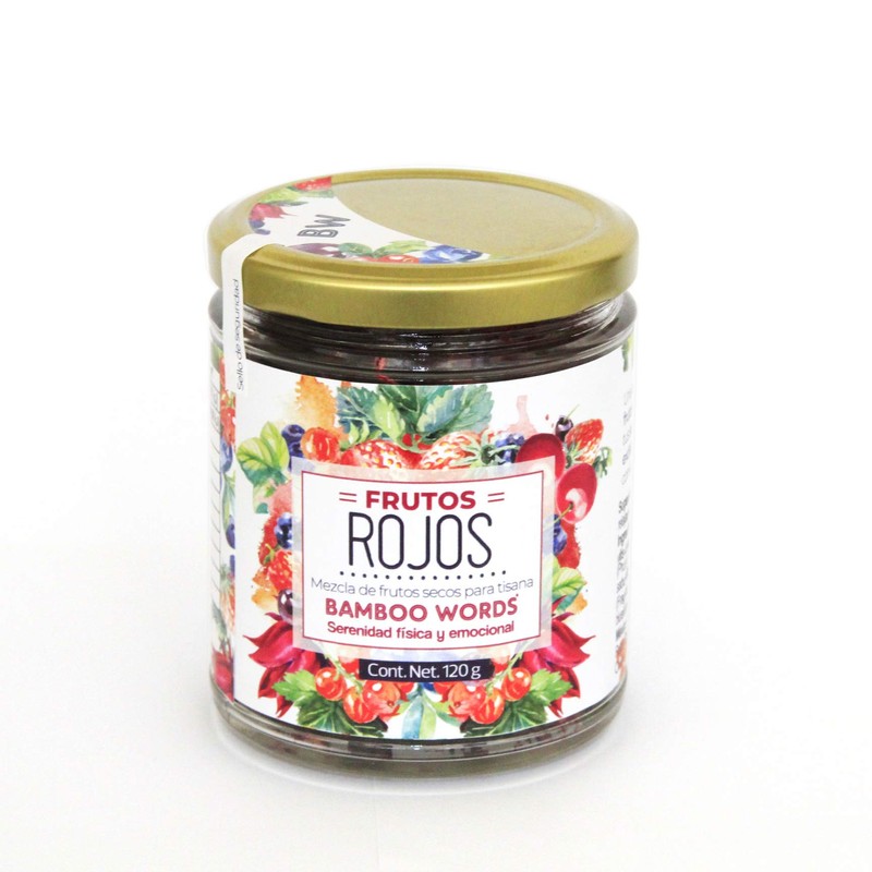 Bamboo Words - Kit Té de frutos rojos, mezcla de