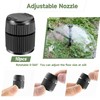 FULAIERGD 10 Pack Sprinkler Bubbler Heads Adjustable Water Flow Mushroom