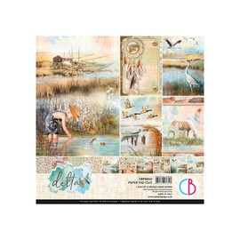 CIAO BELLA Delta Paper Pad 12 x 12, 12Pk, Assorted, One Size