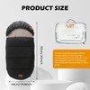 LAT Baby Warm Bunting Bag Universal,Stroller Sleeping Bag Cold Weather,Waterproof
