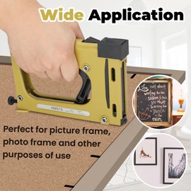 Anrain Point Driver for Picture Framing with 2000 Points, Portable Point Driver for Joiner DIY 2000 Points，Picture Framing Tool with Flexible Point Nails, for Flexible and Rigid Framers