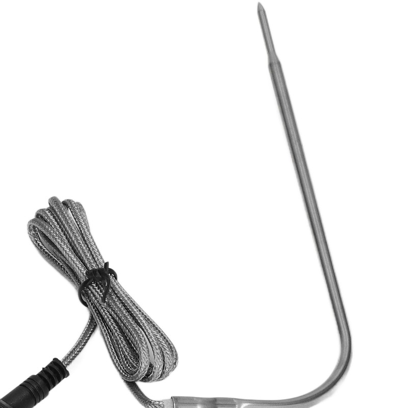 Barbecue Thermometer Double Probe Head LCD Display Easy to Store