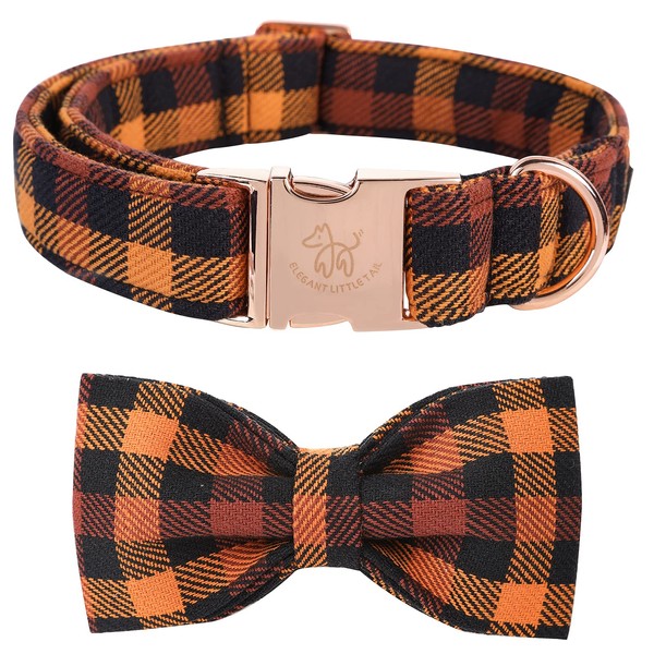 Elegant little tail Dog Collar with Bow, Bowtie Dog Collar,