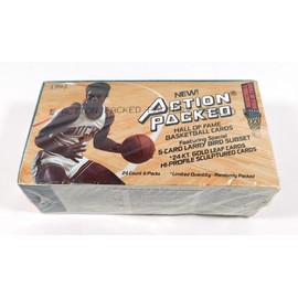 1993 Action Packed Basketball Series 1 Hall of Fame Box Sealed (24 Packs)