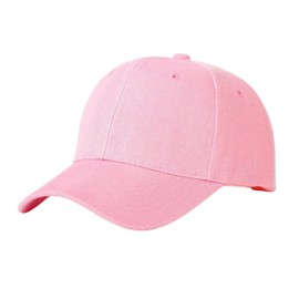 KNETLI Adjustable Baseball Cap - Men & Women – Breathable, All-Season - Running, Workouts & Outdoor Activities - Baby Pink