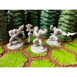Hasbro Heroscape Warforged Soldiers Warriors Of Eberron Wave 12 (3 Pieces) [Custom]
